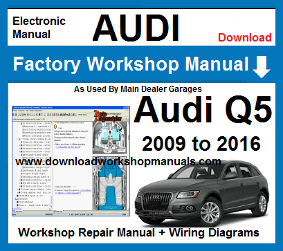 audi q5 workshop service repair manual download